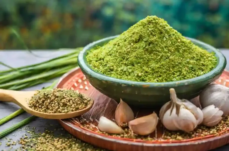 Green Garlic Salt Recipe | Himalayan Pisyun Loon | Garlic Salt | Garlic Salts | Lawry's Garlic Salt